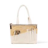 Soolla Studio Artist Bag - Driftwood

Your art is bold. Your bag should be too. The world's most loved art supply bag, pottery tool bag &amp; knitting project bag – backed by over 10,000 global artists!

✌️ 15 stunning colors ✌️

🌈 Over 30 Pockets Of Varying Sizes

🌈 Slanted Skinny Pockets : For your most-loved tools that beg for your attention (carving tools, knitting needles, crochet hooks

🌈&nbsp;Large Interior Storage + 2 interior pockets: Perfect for carrying glazes, knitting yarn, crochet supplies,