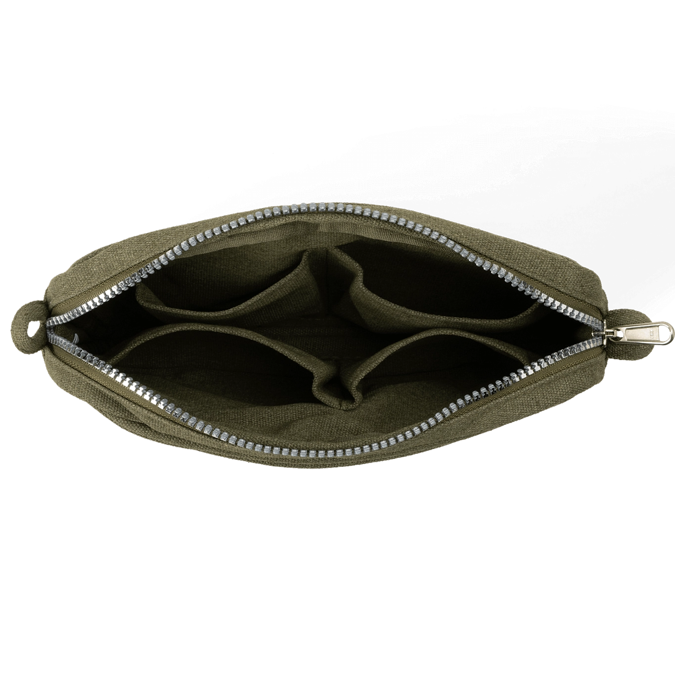 Features &amp; Specs

Front layout: 8 slanted pockets + 3 directly behind
Interior: Main compartment fits an A5 notebook; two open compartments on each wall
Back panel: 3 wide exterior pockets + one full-length slip pocket&nbsp;
Quick-drying duck canvas — sturdy, breathable, and machine-washable
Convertible design — hooks for your own strap or a Soolla strap (coming soon)&nbsp;
Structured silhouette — holds its shape even when lightly packed
Full-width YKK zipper — smooth and durable
Compact profile — fits 