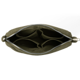 Features &amp; Specs

Front layout: 8 slanted pockets + 3 directly behind
Interior: Main compartment fits an A5 notebook; two open compartments on each wall
Back panel: 3 wide exterior pockets + one full-length slip pocket&nbsp;
Quick-drying duck canvas — sturdy, breathable, and machine-washable
Convertible design — hooks for your own strap or a Soolla strap (coming soon)&nbsp;
Structured silhouette — holds its shape even when lightly packed
Full-width YKK zipper — smooth and durable
Compact profile — fits 