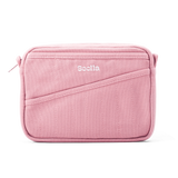 Features &amp; Specs

Front layout: 8 slanted pockets + 3 directly behind
Interior: Main compartment fits an A5 notebook; two open compartments on each wall
Back panel: 3 wide exterior pockets + one full-length slip pocket&nbsp;
Quick-drying duck canvas — sturdy, breathable, and machine-washable
Convertible design — hooks for your own strap or a Soolla strap (coming soon)&nbsp;
Structured silhouette — holds its shape even when lightly packed
Full-width YKK zipper — smooth and durable
Compact profile — fits 