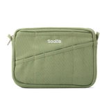 Features &amp; Specs

Front layout: 8 slanted pockets + 3 directly behind
Interior: Main compartment fits an A5 notebook; two open compartments on each wall
Back panel: 3 wide exterior pockets + one full-length slip pocket&nbsp;
Quick-drying duck canvas — sturdy, breathable, and machine-washable
Convertible design — hooks for your own strap or a Soolla strap (coming soon)&nbsp;
Structured silhouette — holds its shape even when lightly packed
Full-width YKK zipper — smooth and durable
Compact profile — fits 