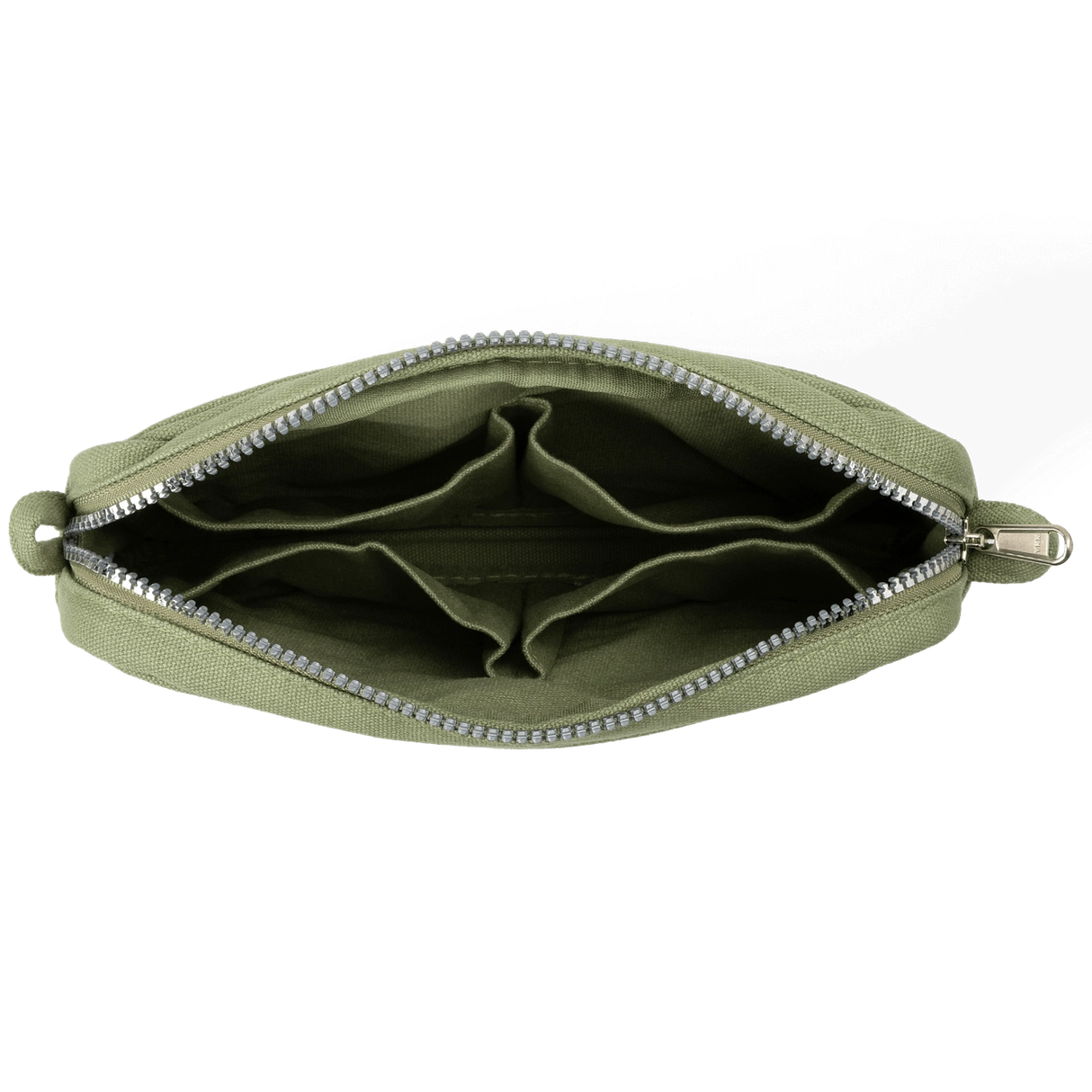 Features &amp; Specs

Front layout: 8 slanted pockets + 3 directly behind
Interior: Main compartment fits an A5 notebook; two open compartments on each wall
Back panel: 3 wide exterior pockets + one full-length slip pocket&nbsp;
Quick-drying duck canvas — sturdy, breathable, and machine-washable
Convertible design — hooks for your own strap or a Soolla strap (coming soon)&nbsp;
Structured silhouette — holds its shape even when lightly packed
Full-width YKK zipper — smooth and durable
Compact profile — fits 