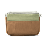 Features &amp; Specs

Front layout: 8 slanted pockets + 3 directly behind
Interior: Main compartment fits an A5 notebook; two open compartments on each wall
Back panel: 3 wide exterior pockets + one full-length slip pocket&nbsp;
Quick-drying duck canvas — sturdy, breathable, and machine-washable
Convertible design — hooks for your own strap or a Soolla strap (coming soon)&nbsp;
Structured silhouette — holds its shape even when lightly packed
Full-width YKK zipper — smooth and durable
Compact profile — fits 