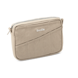 Features &amp; Specs

Front layout: 8 slanted pockets + 3 directly behind
Interior: Main compartment fits an A5 notebook; two open compartments on each wall
Back panel: 3 wide exterior pockets + one full-length slip pocket&nbsp;
Quick-drying duck canvas — sturdy, breathable, and machine-washable
Convertible design — hooks for your own strap or a Soolla strap (coming soon)&nbsp;
Structured silhouette — holds its shape even when lightly packed
Full-width YKK zipper — smooth and durable
Compact profile — fits 