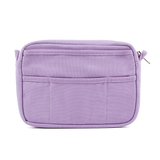 A compact carry-all pouch for artists, makers, and stationary lovers who appreciate a little order in their chaos. Structured enough to hold its form, soft enough to fit anywhere, and fully machine-washable for the days that get a little messy — your tools, pens, and creative essentials stay safe, visible, and ready wherever you go.

Inside, 20 pockets make space for art supplies, stationary essentials, and an A5 notebook, all secured by a smooth YKK zipper. Sized to fit within larger bags or carry on its o