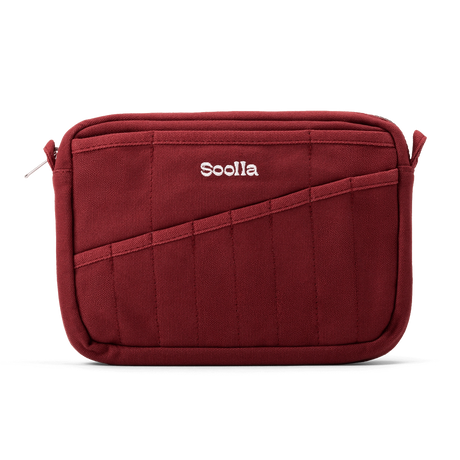 Front layout: 8 slanted pockets + 3 directly behind
Interior: Main compartment fits an A5 notebook; two open compartments on each wall
Back panel: 3 wide exterior pockets + one full-length slip pocket&nbsp;
Quick-drying duck canvas — sturdy, breathable, and machine-washable
Convertible design — hooks for your own strap or a Soolla strap (coming soon)&nbsp;
Structured silhouette — holds its shape even when lightly packed
Full-width YKK zipper — smooth and durable
Compact profile — fits inside larger bags or 