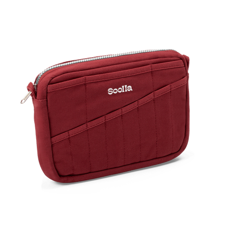 Front layout: 8 slanted pockets + 3 directly behind
Interior: Main compartment fits an A5 notebook; two open compartments on each wall
Back panel: 3 wide exterior pockets + one full-length slip pocket&nbsp;
Quick-drying duck canvas — sturdy, breathable, and machine-washable
Convertible design — hooks for your own strap or a Soolla strap (coming soon)&nbsp;
Structured silhouette — holds its shape even when lightly packed
Full-width YKK zipper — smooth and durable
Compact profile — fits inside larger bags or 