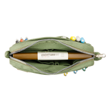 A compact carry-all pouch for artists, makers, and stationary lovers who appreciate a little order in their chaos. Structured enough to hold its form, soft enough to fit anywhere, and fully machine-washable for the days that get a little messy — your tools, pens, and creative essentials stay safe, visible, and ready wherever you go.

Inside, 20 pockets make space for art supplies, stationary essentials, and an A5 notebook, all secured by a smooth YKK zipper. Sized to fit within larger bags or carry on its o