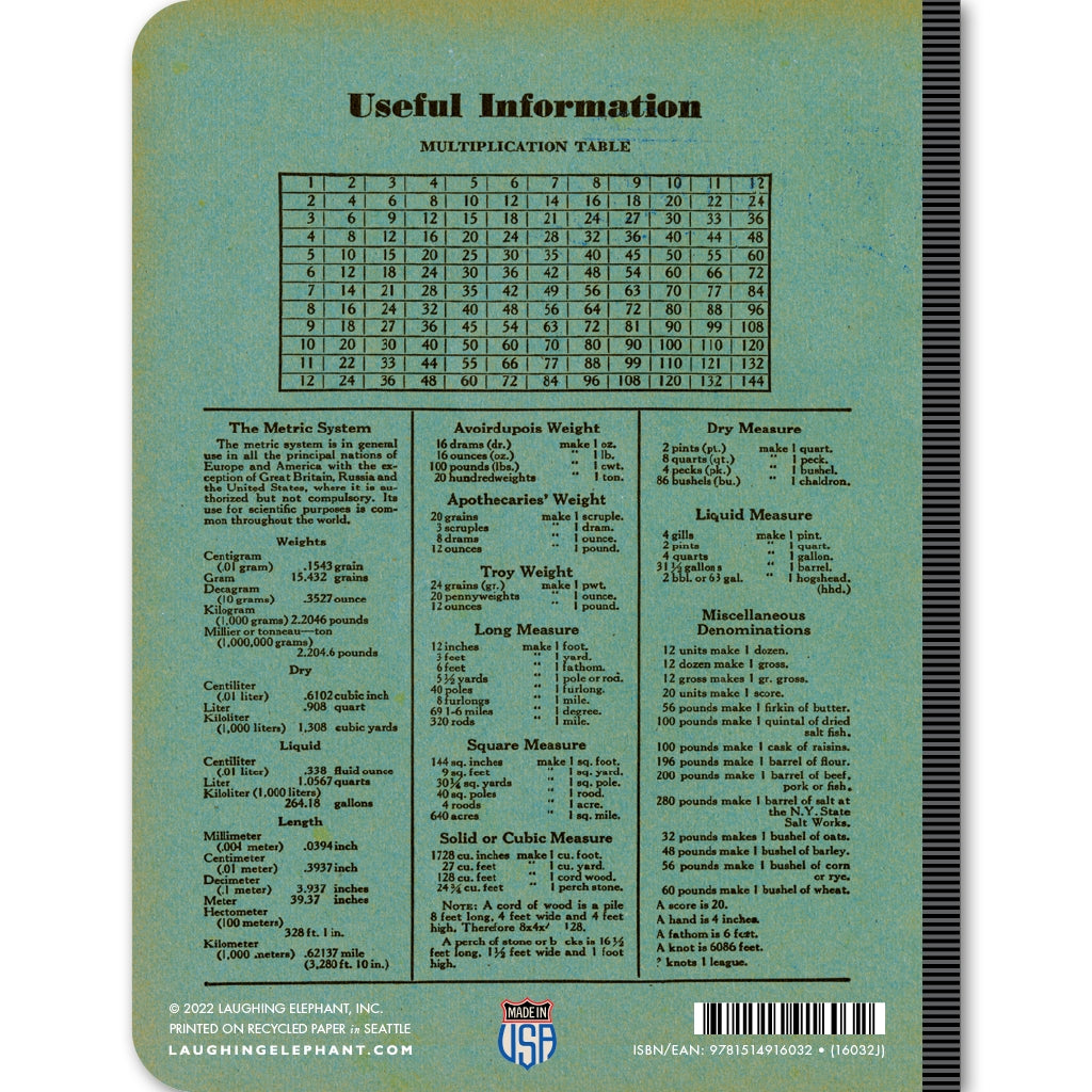Cuaderno vintage de valor especial