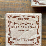 Spell Slot Rubber Stamp For Dnd Half Caster