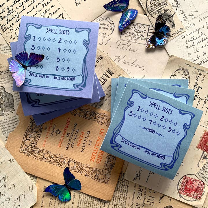 Spell Slot Sticky Note For Dnd Full Caster