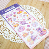 These stickers are perfect for decorating your personal belongings, journals, planners, penpal letters, or something you can stare at all day...basically, anything you want as long as it makes you happy

Details

Handmade
Vinyl Matte Velvety Soft Touch
Vinyl: UV Resistant, Waterproof, Weatherproof, Tearproof, Scratchproof
Advised using tweezers for easy removable of stickers&nbsp;
Dimension: 3" x 6.5" (Large)&nbsp;