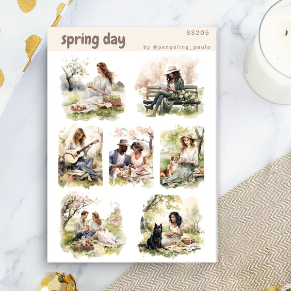 Spring Day Sticker Sheet