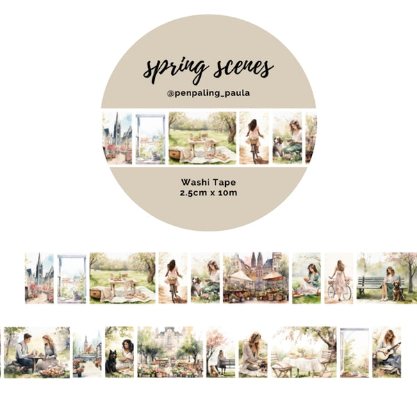 Spring Scenes Washi Tape