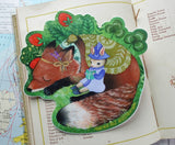 Pegatina con el hechizo de la primavera