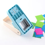 This craft square hole punch is made of high-quality plastic and stainless steel. Its smooth lever-assisted mechanism allows for quick cutting of cardstock, enabling clean and efficient one-handed operation.&nbsp;

This square stamp pattern hole punch is suitable for making gift labels, greeting cards, message cards, art and design projects, bookmarks, and other DIY projects. Designed for beginners and experienced crafters alike, it's suitable for card making, scrapbook pages, birthday cards, Christmas card