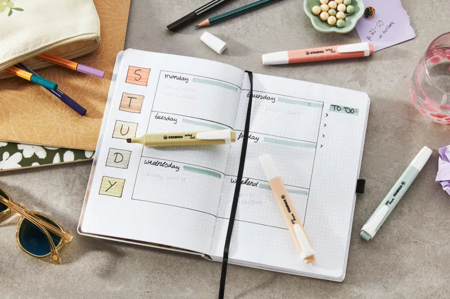 Highlighter STABILO swing cool NatureCOLORS - Pack of 6