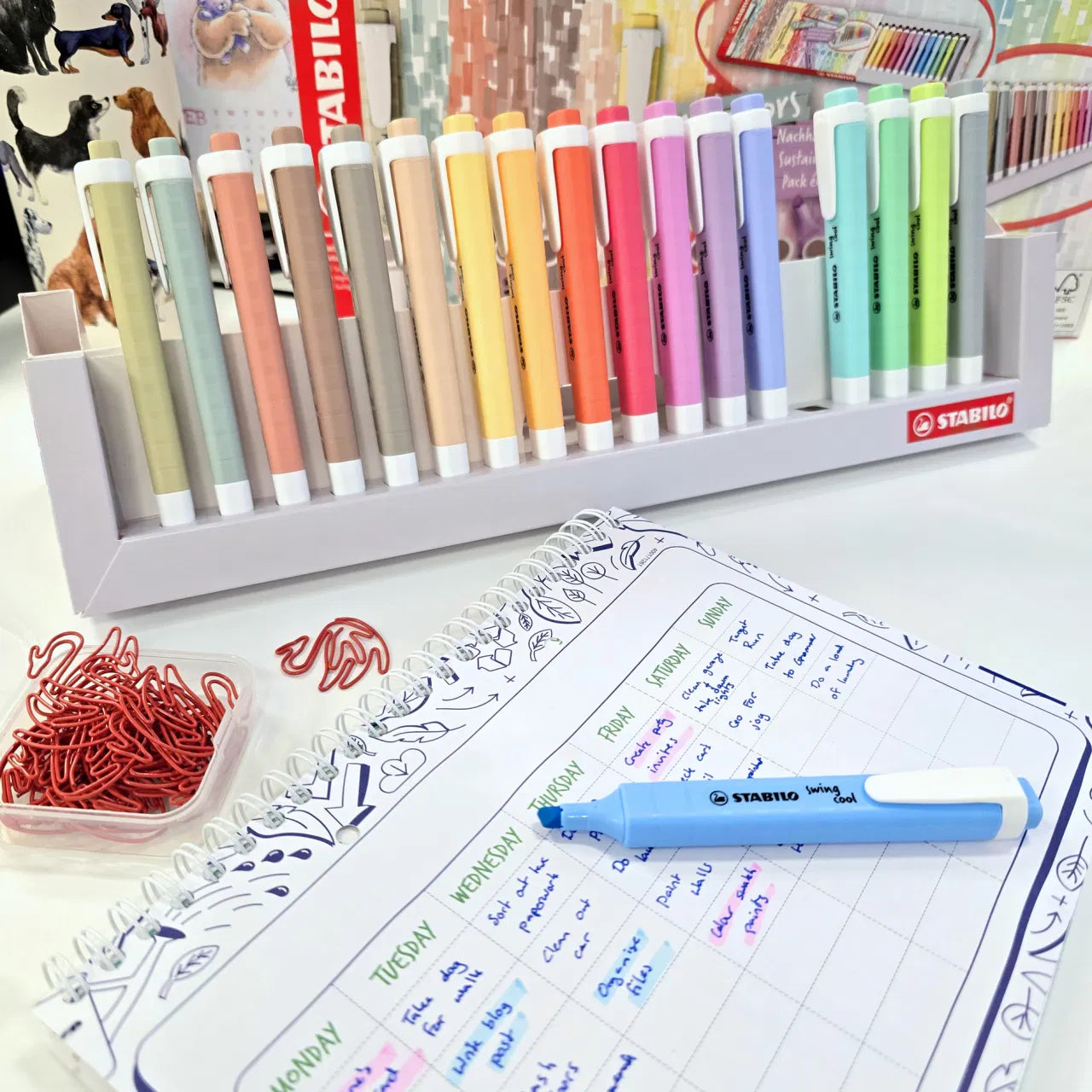 Highlighter STABILO swing cool - 18 Colors