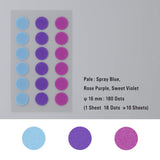 Stalogy Circular Masking Tape Patches 16mm - Shuffle Pale