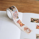 Tabby Cats Stamp Washi Tape