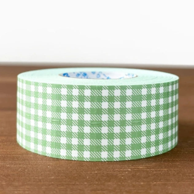 Stamp Marche Gingham Label Sticker Roll - Dusty Green

Label stickers with Stamp Marche original designs.&nbsp;These are stickers originally for price tag applicators,now featuring a gingham check pattern!&nbsp;They can also be used to seal letters and envelopes, or as decorative materials for your planner. Fold them in half to use as index stickers or write or stamp them. Each pack contains 1,000 stickers with the same design, making them ideal for daily use or sharing.

Product Size: Approx. 55 x 21.6 mm 