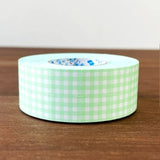 Stamp Marche Gingham Label Sticker Roll - Mint

Label stickers with Stamp Marche original designs.&nbsp;These are stickers originally for price tag applicators,now featuring a gingham check pattern!&nbsp;They can also be used to seal letters and envelopes, or as decorative materials for your planner. Fold them in half to use as index stickers or write or stamp them. Each pack contains 1,000 stickers with the same design, making them ideal for daily use or sharing.

Product Size: Approx. 55 x 21.6 mm in diam