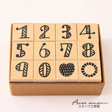 Stamp Studio Avec Amour Ai Number Stamp - Heart