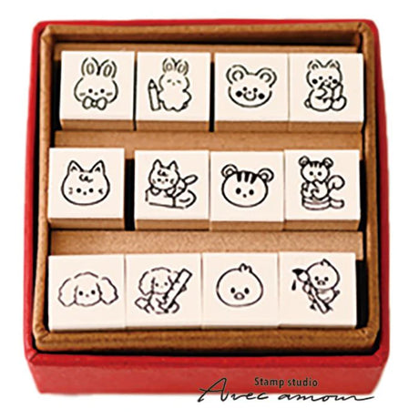 Stamp Studio Avec Amour Petit Stamp - Animals