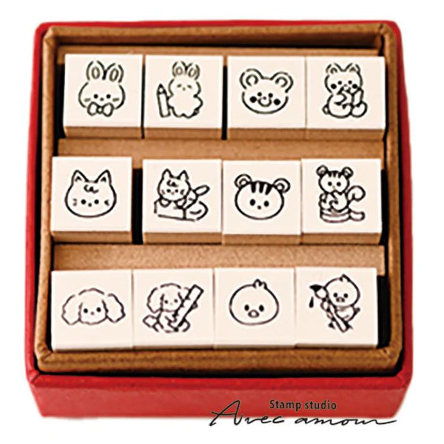 Stamp Studio Avec Amour Petit Stamp - Animals
