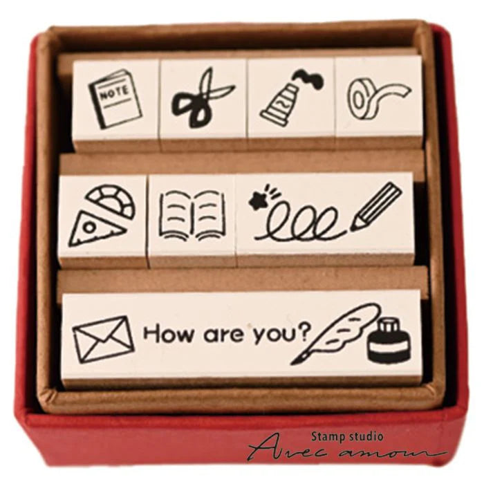 Stamp Studio Avec Amour Petit Stamp - Stationery