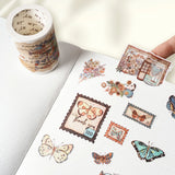 Love butterflies? Obsessed with vintage stamps? This one’s for you. Our Stamped Wings Washi Tape Sticker Set brings together dreamy butterflies, delicate florals, and charming postal vibes — all wrapped up in a washi tape that peels off like stickers! Perfect for decorating letters, journals, planners, or anything else that could use a flutter of whimsy and a sprinkle of nostalgia.

Brand: WT (The Washi Tape Shop)
3 piece washi sticker set
Width: 40mm x 1; 50mm x 1; 60mm x 1
Length: 5 meters