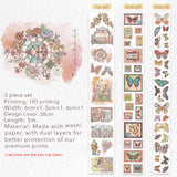 Stamped Wings Washi Tape Sticker Set