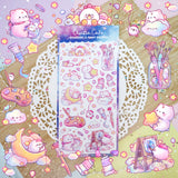 These stickers are perfect for decorating your personal belongings, journals, planners, penpal letters, or something you can stare at all day...basically, anything you want as long as it makes you happy

Details

Handmade
Star Holographic Vinyl
Vinyl: UV Resistant, Waterproof, Weatherproof, Tearproof, Scratchproof
Advised using tweezers for easy removable of stickers&nbsp;
Dimension: 3" x 6.5" (Large)&nbsp;