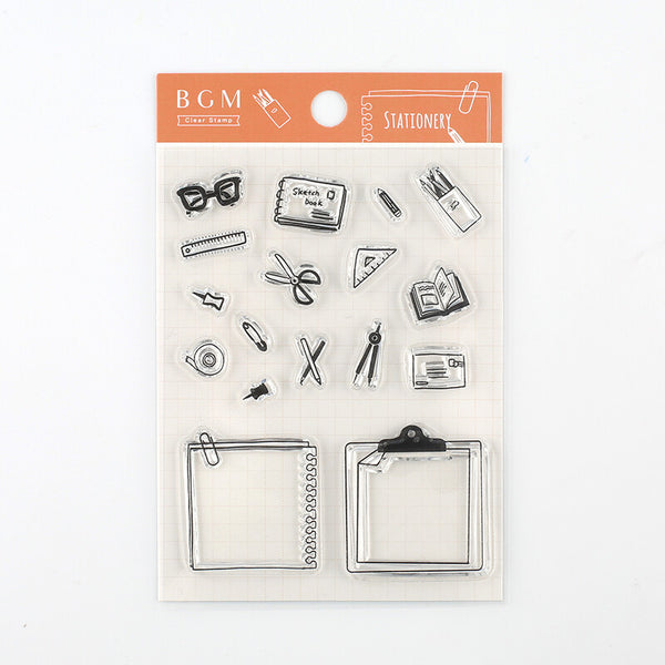 Stationery BGM Clear Stamp
