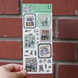 Sticker Sheet: 6 x 3 inches
Sticker Sheet Package: 7 x 3 inches
Printed in China
Design © Thousand Skies