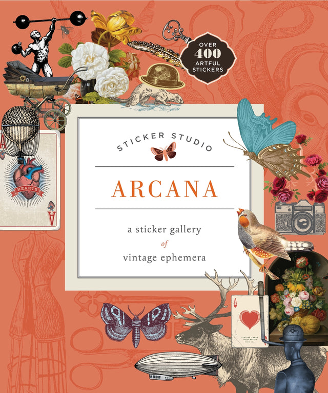 Whether you’re an artist, a decorator, or a sticker collector, Sticker Studio: Arcana will immerse you in creativity and place more than 400 gorgeous, full-color vintage stickers in your hands.