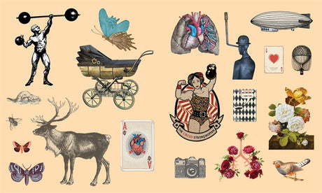 Whether you’re an artist, a decorator, or a sticker collector, Sticker Studio: Arcana will immerse you in creativity and place more than 400 gorgeous, full-color vintage stickers in your hands.