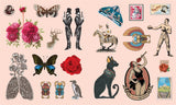 Whether you’re an artist, a decorator, or a sticker collector, Sticker Studio: Arcana will immerse you in creativity and place more than 400 gorgeous, full-color vintage stickers in your hands.