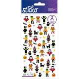 Sticko Flat Stickers - Tiny Halloween Characters