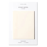 Transparent Rectangular Sticky Notes | Le Blanc | 4x3