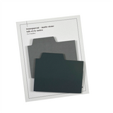 Blank Tab Sticky Note Set - Stone