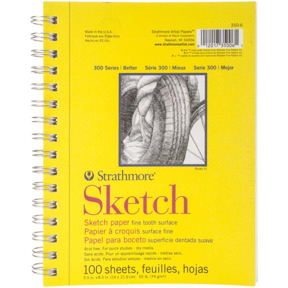 Strathmore 300 Series Sketch Pad 5.5"X8.5"
