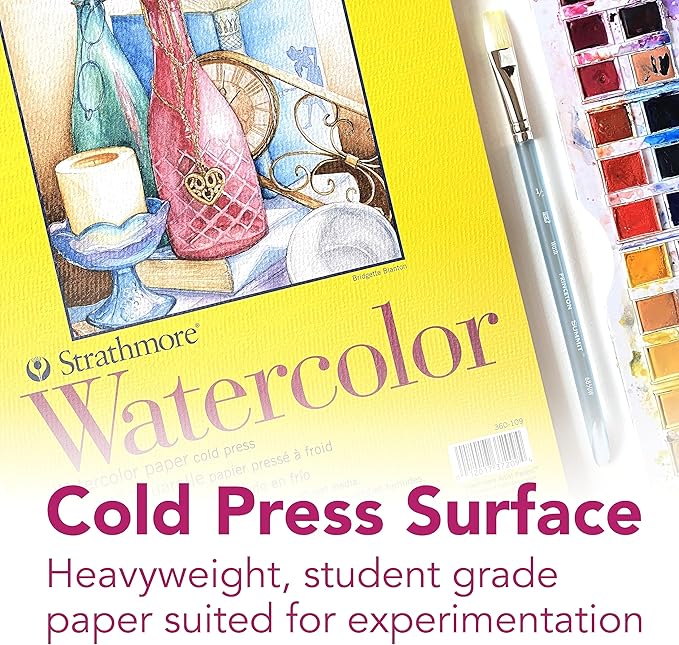 Strathmore Watercolor Spiral Paper Pad 9"X12"