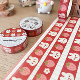Strawberry Rabbit Washi Tape