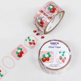 Saien Strawberry Stamp Story Clear Tape