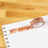 Strawberry Patch Washi Tape

Our washi tape is made for paper lovers, pen pals, and anyone who gets butterflies in the stationery aisle. Perfect for journaling, scrapbooking, decorating envelopes, or adding a personal touch to planners and calendars. It's gentle on paper, easy to tear by hand, and removable without leaving residue, so you can rearrange, redo, and re-stick as needed.

Design Features:&nbsp;

Each roll measures 15mm wide on a 10m roll
Full color repeating pattern
Washi tape dispenser packagin