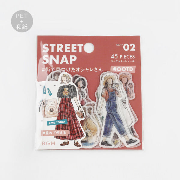 BGM Street Snap Flake Sticker