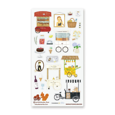 STICKII Street Vendor Delights Sticker Sheet