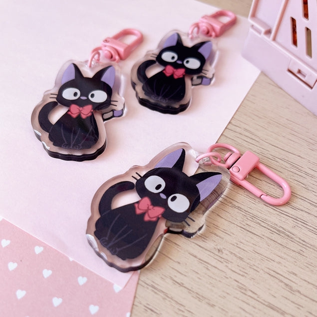 Cherry Rabbit Studio Ghibli: Jiji Cat Keychain – Little Craft Place