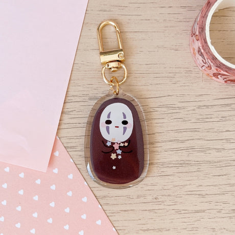 Cherry Rabbit Studio Ghibli Noface Keychain